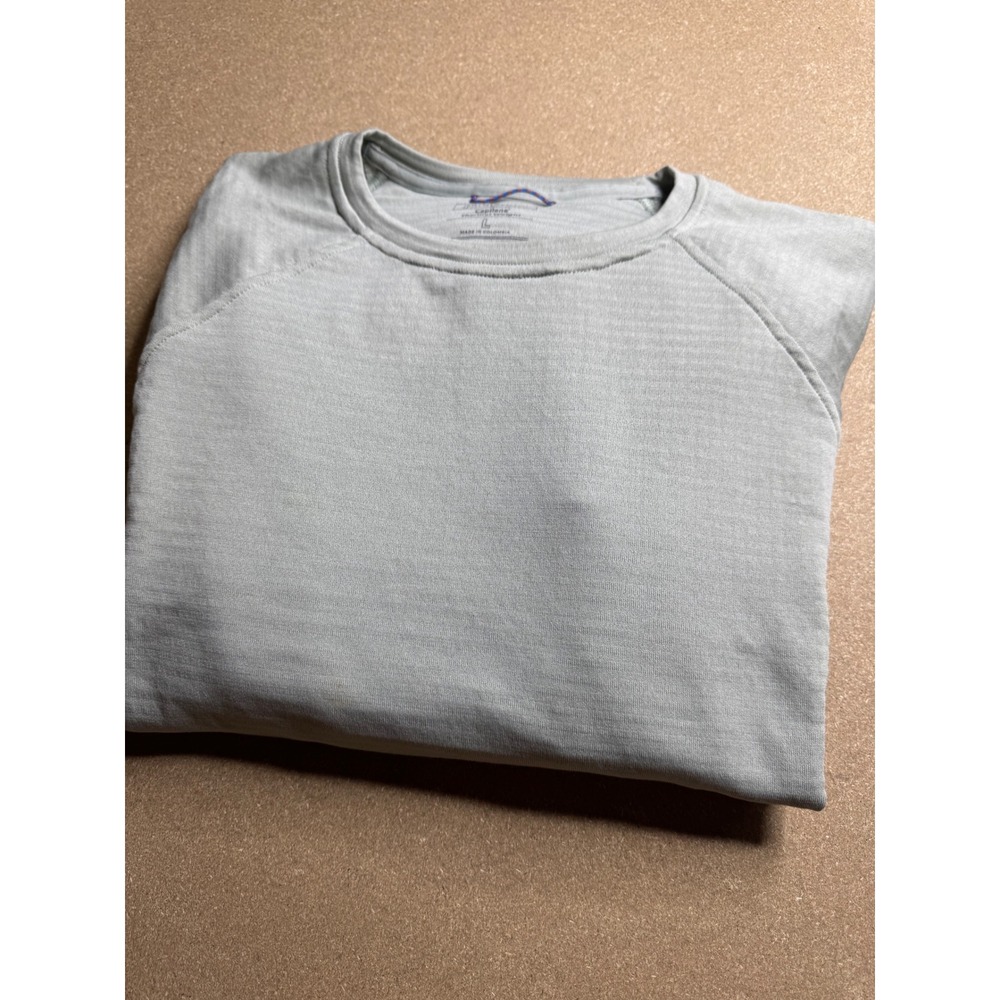 Patagonia Light Gray Long Sleeve Crew Sweatshirt